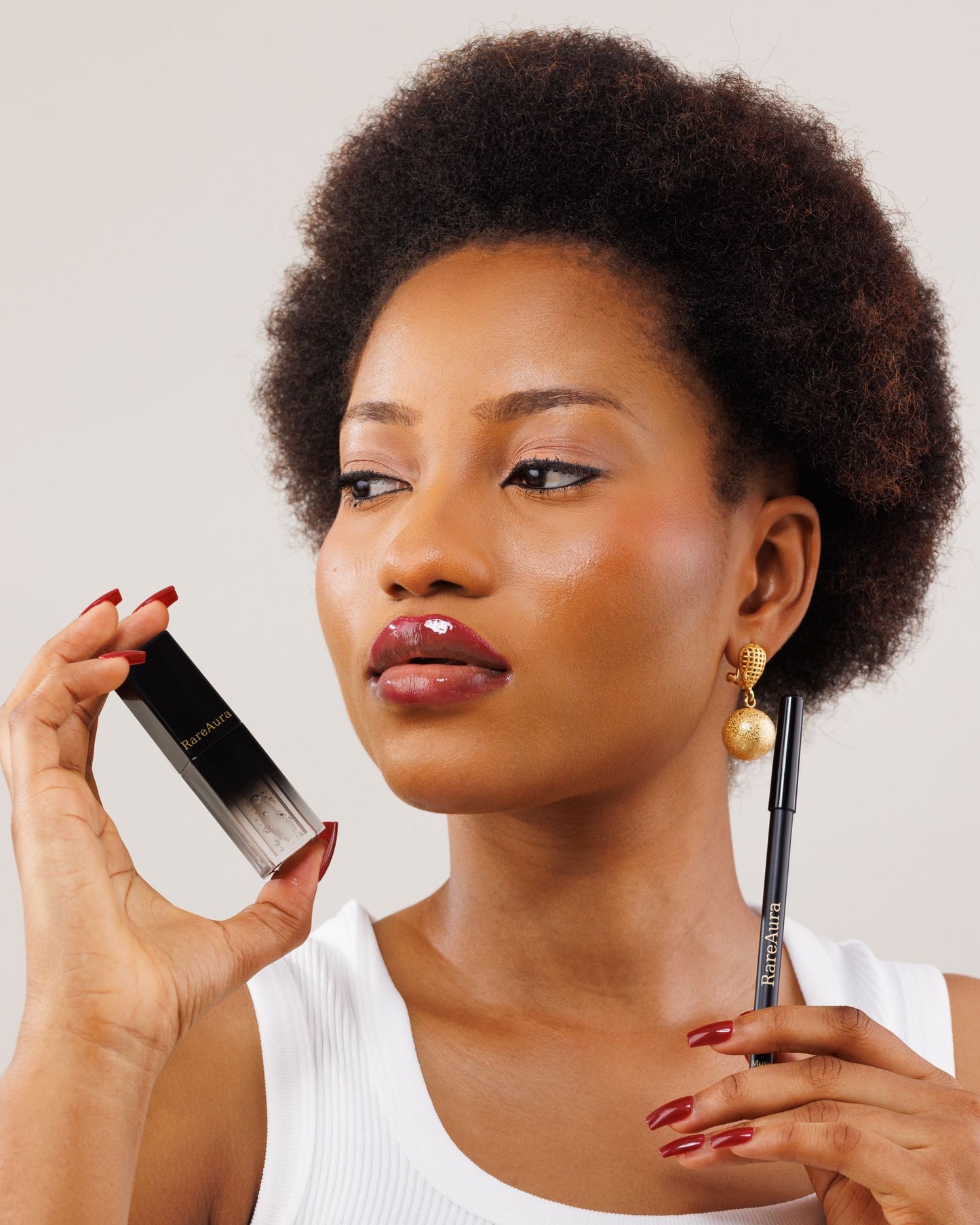 RareAura Harmony Gloss – Clear Quartz